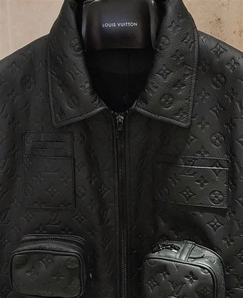 black lv jacket|black louis vuitton jacket.